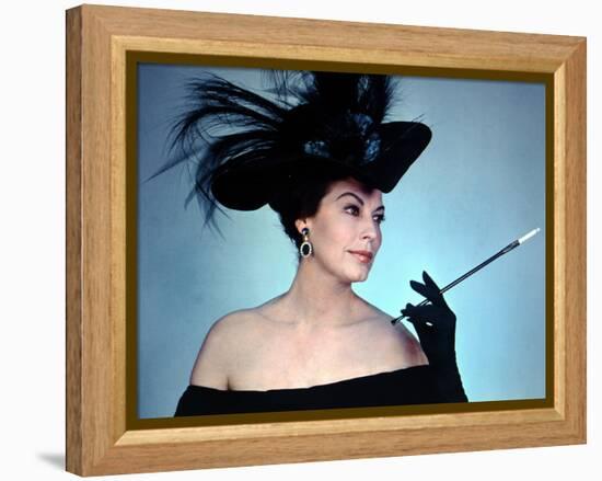 55 DAYS IN PEKING, 1963 directed by NICOLAS RAY with Ava Gardner (photo)-null-Framed Stretched Canvas