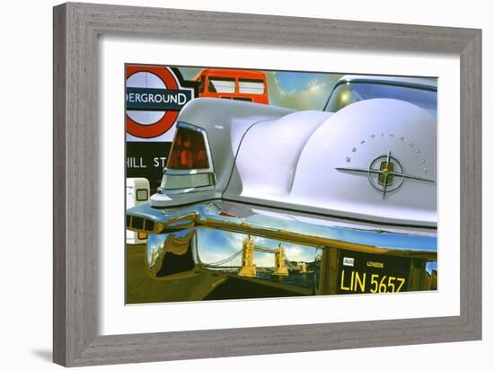 '56 Lincoln Continental-Graham Reynolds-Framed Art Print