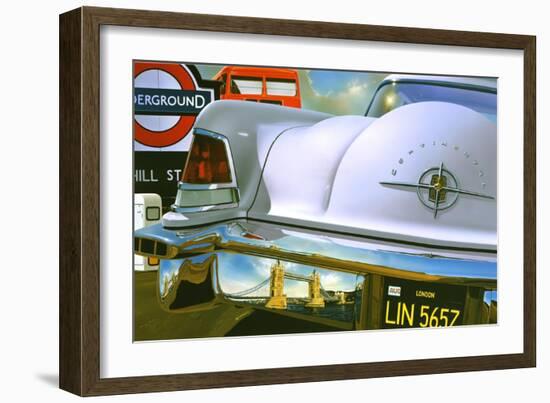 '56 Lincoln Continental-Graham Reynolds-Framed Art Print