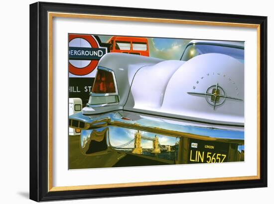 '56 Lincoln Continental-Graham Reynolds-Framed Art Print