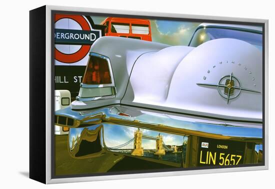 '56 Lincoln Continental-Graham Reynolds-Framed Stretched Canvas