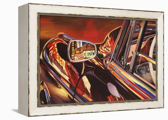 '56 Mercedes-Graham Reynolds-Framed Stretched Canvas