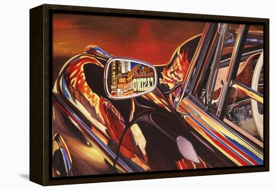 '56 Mercedes-Graham Reynolds-Framed Stretched Canvas