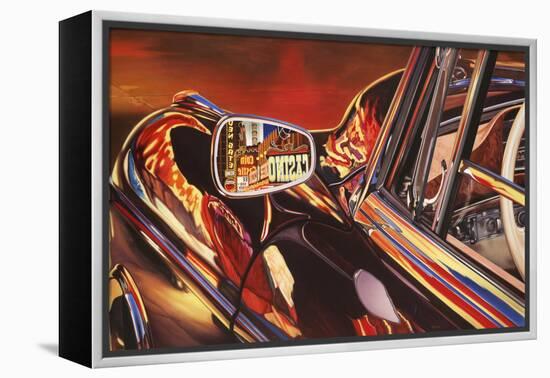 '56 Mercedes-Graham Reynolds-Framed Stretched Canvas