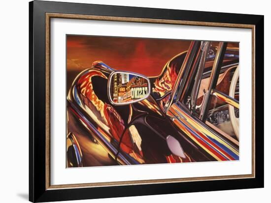 '56 Mercedes-Graham Reynolds-Framed Art Print