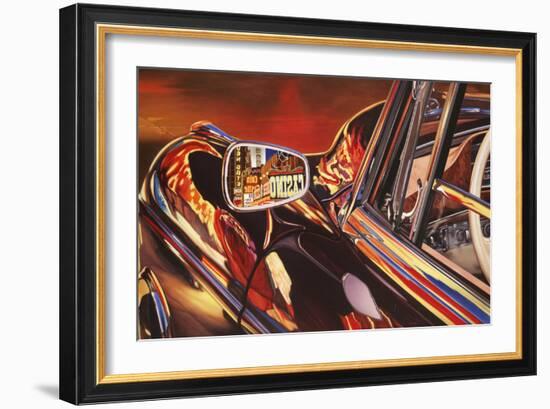 '56 Mercedes-Graham Reynolds-Framed Art Print