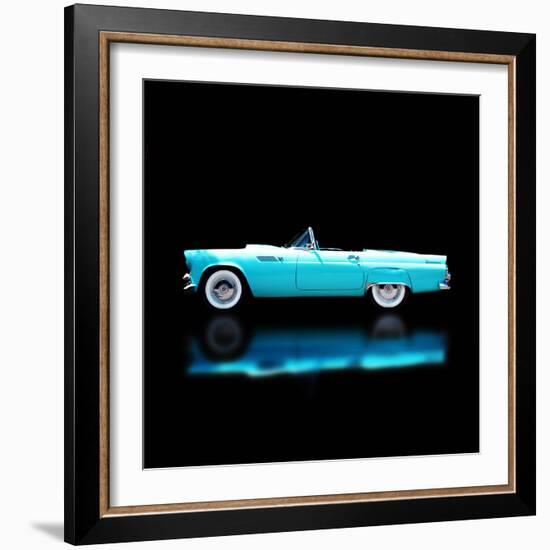 56 T-Bird Convertible-Clive Branson-Framed Photo