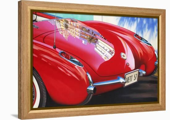 '57 Corvette-Graham Reynolds-Framed Stretched Canvas