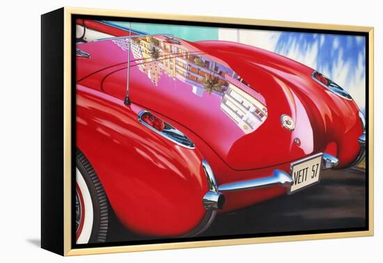 '57 Corvette-Graham Reynolds-Framed Stretched Canvas