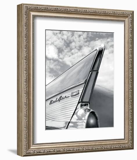 ‘57 Fin-Richard James-Framed Giclee Print