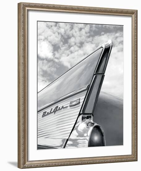 ‘57 Fin-Richard James-Framed Giclee Print