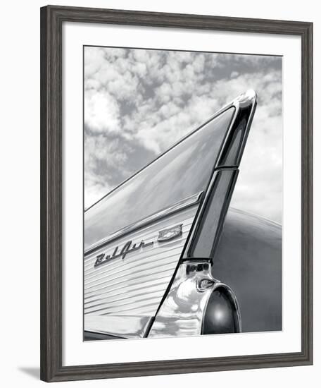 ‘57 Fin-Richard James-Framed Giclee Print