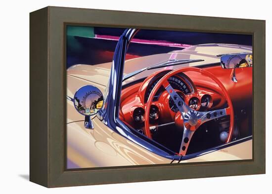 '58 Corvette-Graham Reynolds-Framed Stretched Canvas
