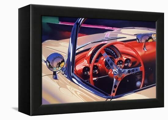'58 Corvette-Graham Reynolds-Framed Stretched Canvas