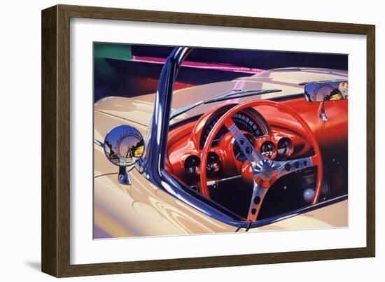 '58 Corvette-Graham Reynolds-Framed Art Print