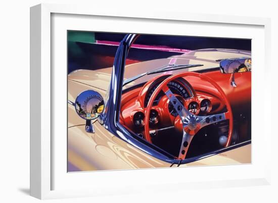 '58 Corvette-Graham Reynolds-Framed Art Print