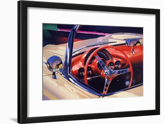 '58 Corvette-Graham Reynolds-Framed Art Print