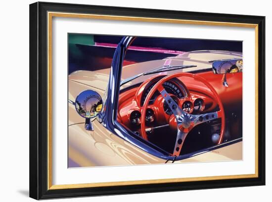 '58 Corvette-Graham Reynolds-Framed Art Print