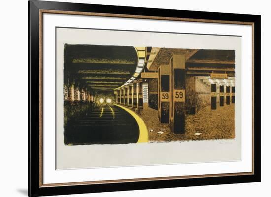 59 Th Street Subway-Colleen Browning-Framed Premium Edition