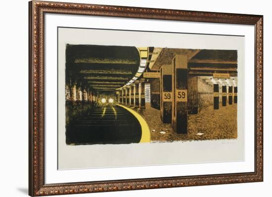 59 Th Street Subway-Colleen Browning-Framed Premium Edition