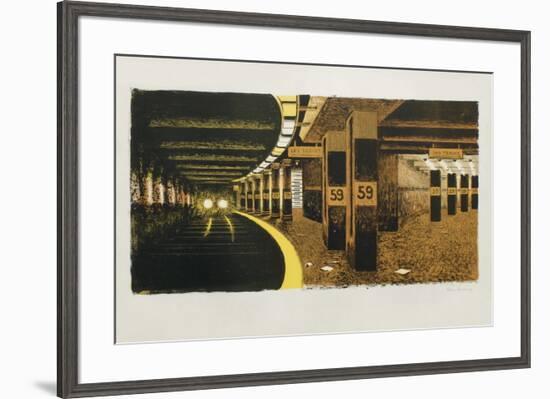 59 Th Street Subway-Colleen Browning-Framed Premium Edition