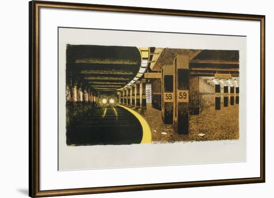 59 Th Street Subway-Colleen Browning-Framed Premium Edition