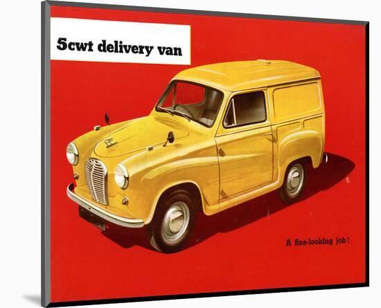 5Cwt Delivery Van-null-Mounted Art Print