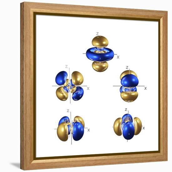 5d Electron Orbitals-Dr. Mark J.-Framed Premier Image Canvas