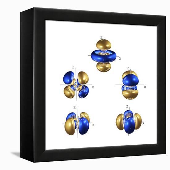 5d Electron Orbitals-Dr. Mark J.-Framed Premier Image Canvas