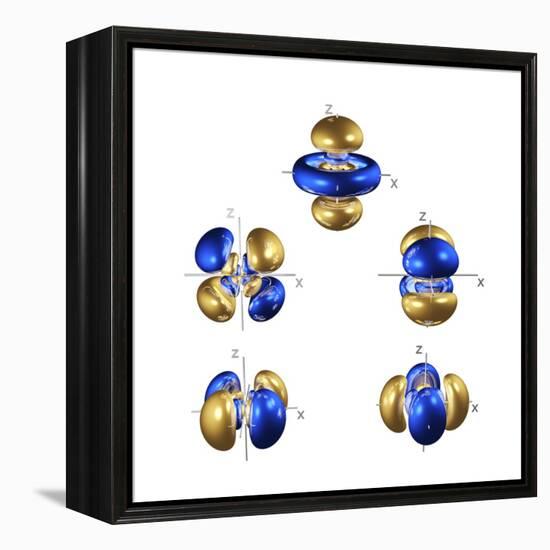 5d Electron Orbitals-Dr. Mark J.-Framed Premier Image Canvas