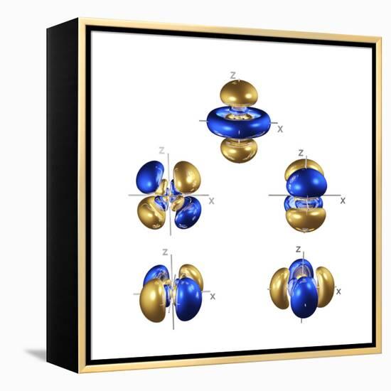 5d Electron Orbitals-Dr. Mark J.-Framed Premier Image Canvas