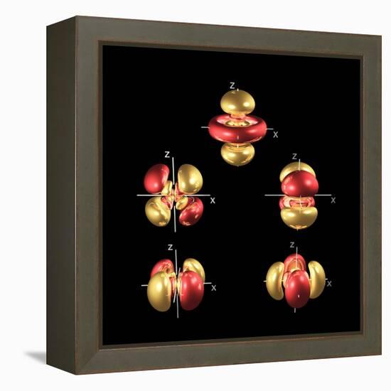 5d Electron Orbitals-Dr. Mark J.-Framed Premier Image Canvas