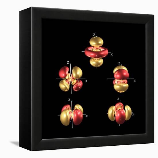 5d Electron Orbitals-Dr. Mark J.-Framed Premier Image Canvas