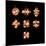 5f Electron Orbitals, Cubic Set-Dr. Mark J.-Mounted Premium Photographic Print