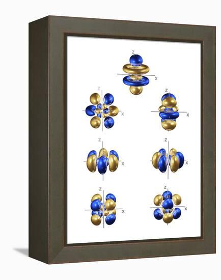 5f Electron Orbitals, General Set-Dr. Mark J.-Framed Premier Image Canvas