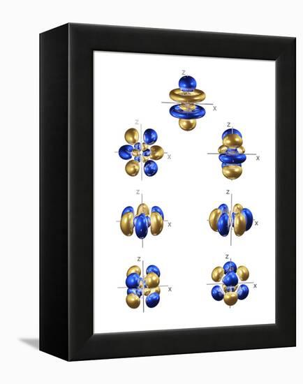 5f Electron Orbitals, General Set-Dr. Mark J.-Framed Premier Image Canvas