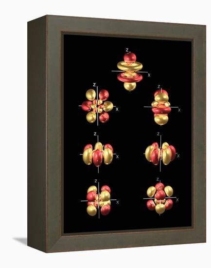 5f Electron Orbitals, General Set-Dr. Mark J.-Framed Premier Image Canvas