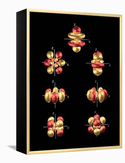 5f Electron Orbitals, General Set-Dr. Mark J.-Framed Premier Image Canvas