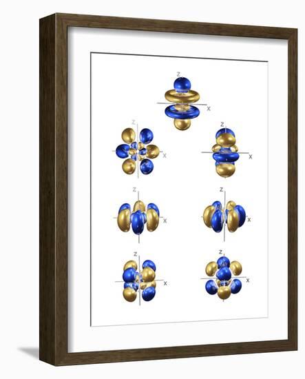 5f Electron Orbitals, General Set-Dr. Mark J.-Framed Photographic Print