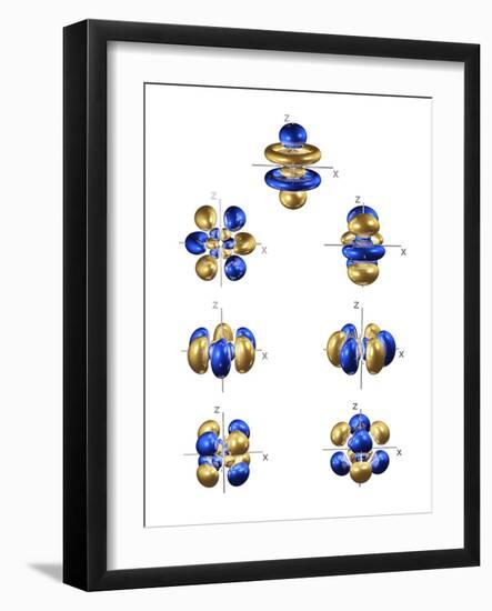 5f Electron Orbitals, General Set-Dr. Mark J.-Framed Photographic Print