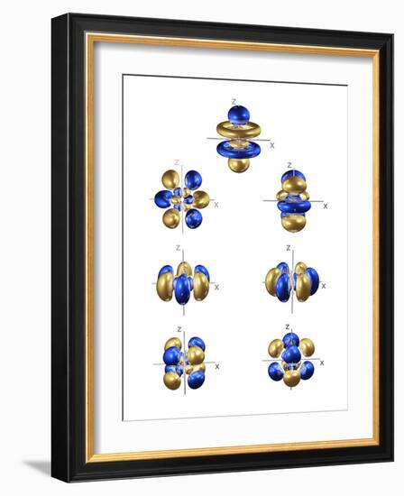 5f Electron Orbitals, General Set-Dr. Mark J.-Framed Photographic Print