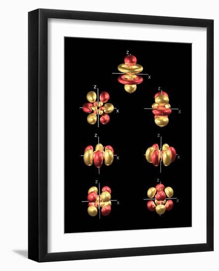 5f Electron Orbitals, General Set-Dr. Mark J.-Framed Photographic Print