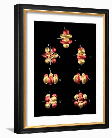 5f Electron Orbitals, General Set-Dr. Mark J.-Framed Photographic Print