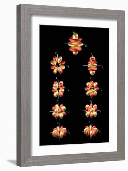 5g Electron Orbitals-Dr. Mark J.-Framed Photographic Print