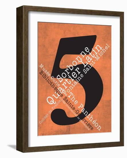 5th arrondissement of Paris-Jan Weiss-Framed Art Print