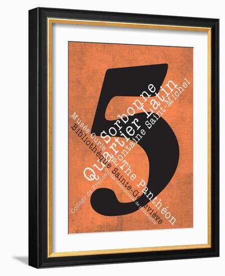 5th arrondissement of Paris-Jan Weiss-Framed Art Print