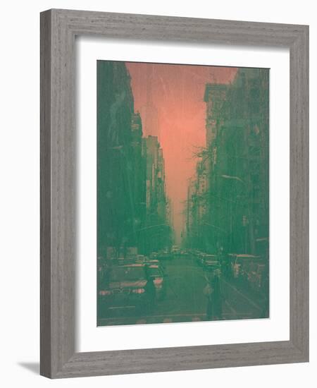 5Th Ave-NaxArt-Framed Art Print