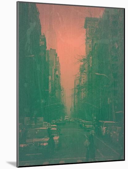 5Th Ave-NaxArt-Mounted Art Print