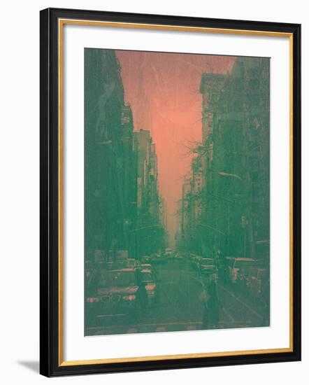 5Th Ave-NaxArt-Framed Art Print