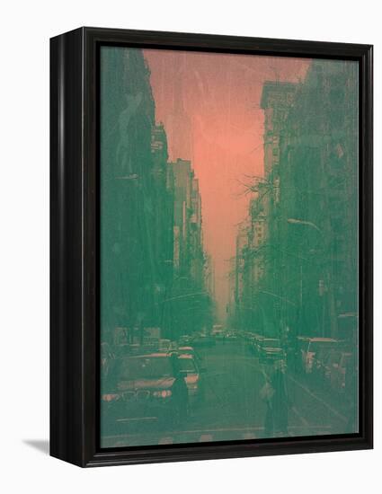 5Th Ave-NaxArt-Framed Stretched Canvas